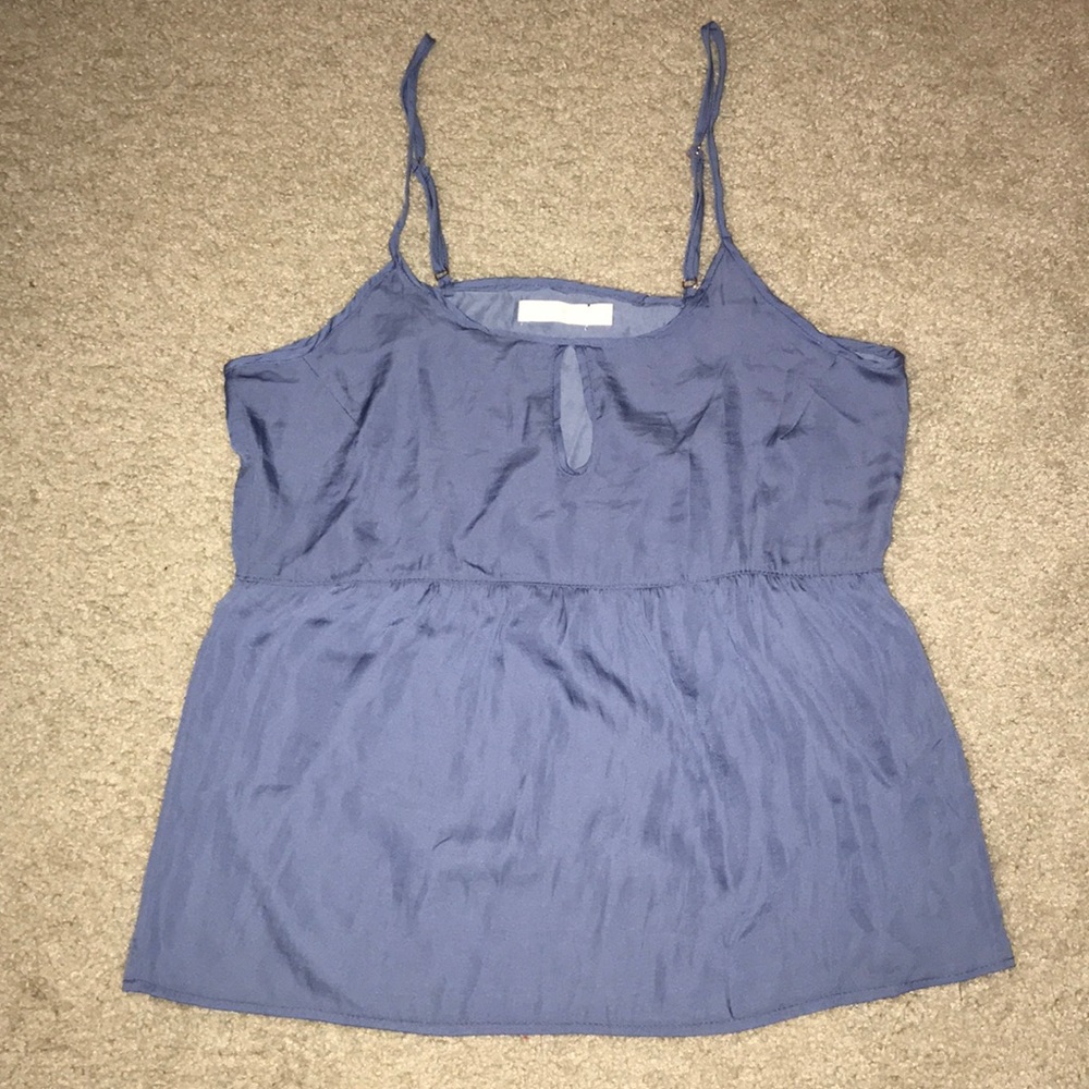 blue sleep tank top